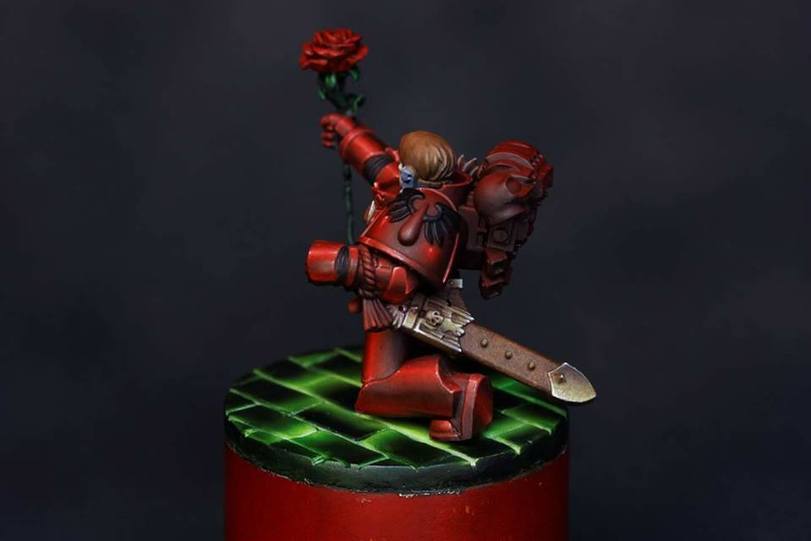 Your face when you do not love February 14, but the gift must be given - Warhammer 40k, Modeling, Blood angels, The 14th of February, , Longpost