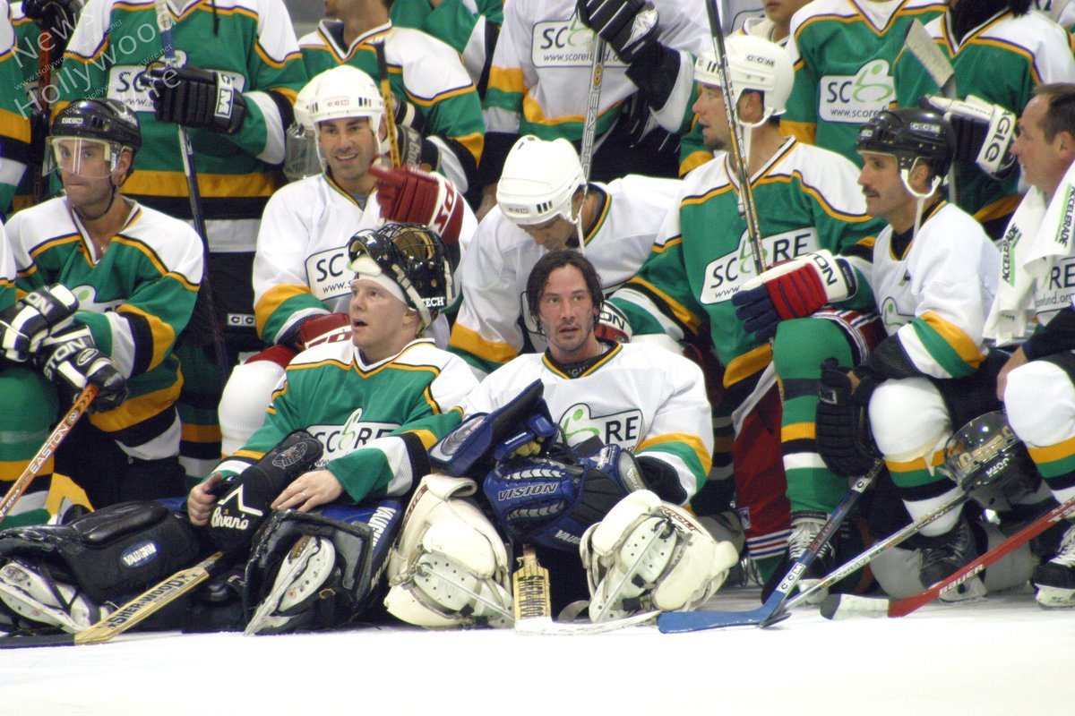 Coward does not play hockey. - Keanu Reeves, , Hockey