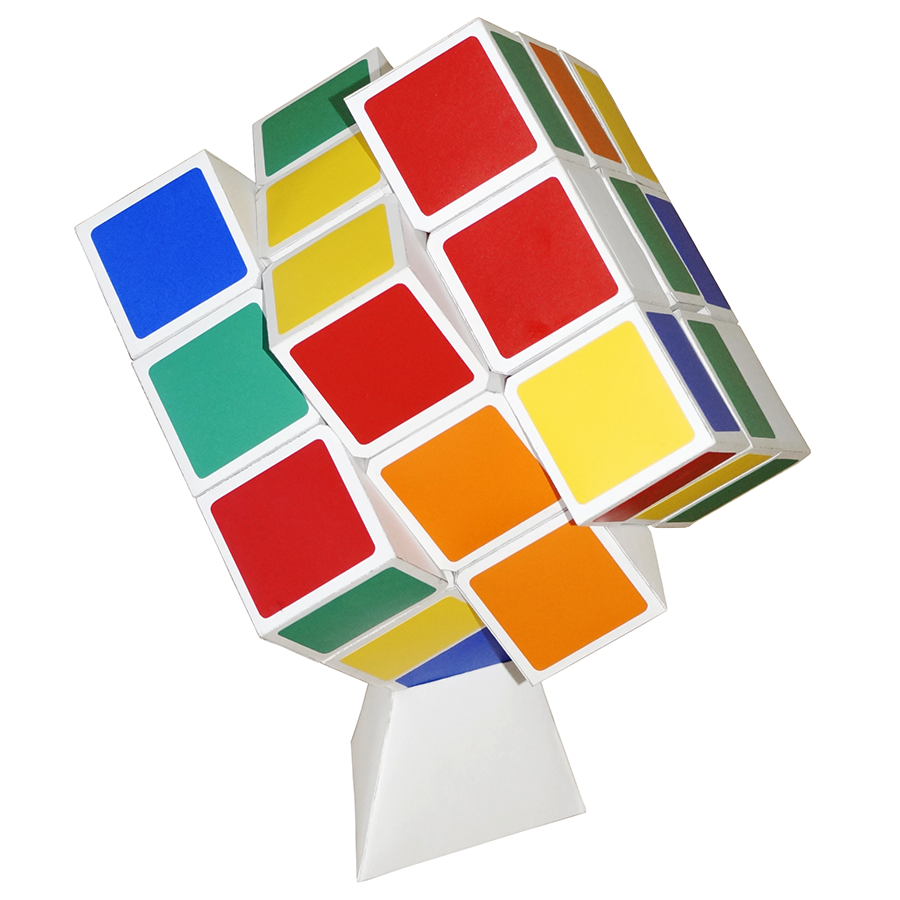 Бумажный Кубик Рубик | Пикабу