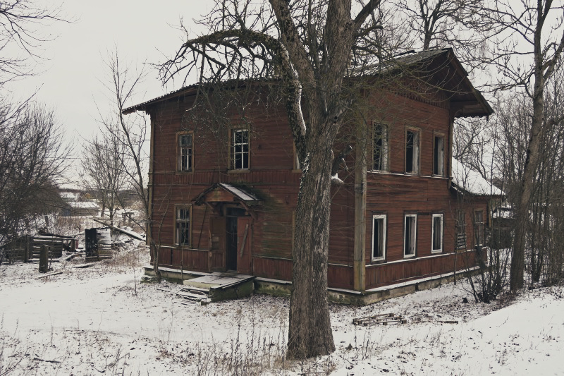 Abandoned house of stationmaster St. Vruda, Leningrad Region - My, Leningrad region, , , Village, Station, Abandoned, Longpost