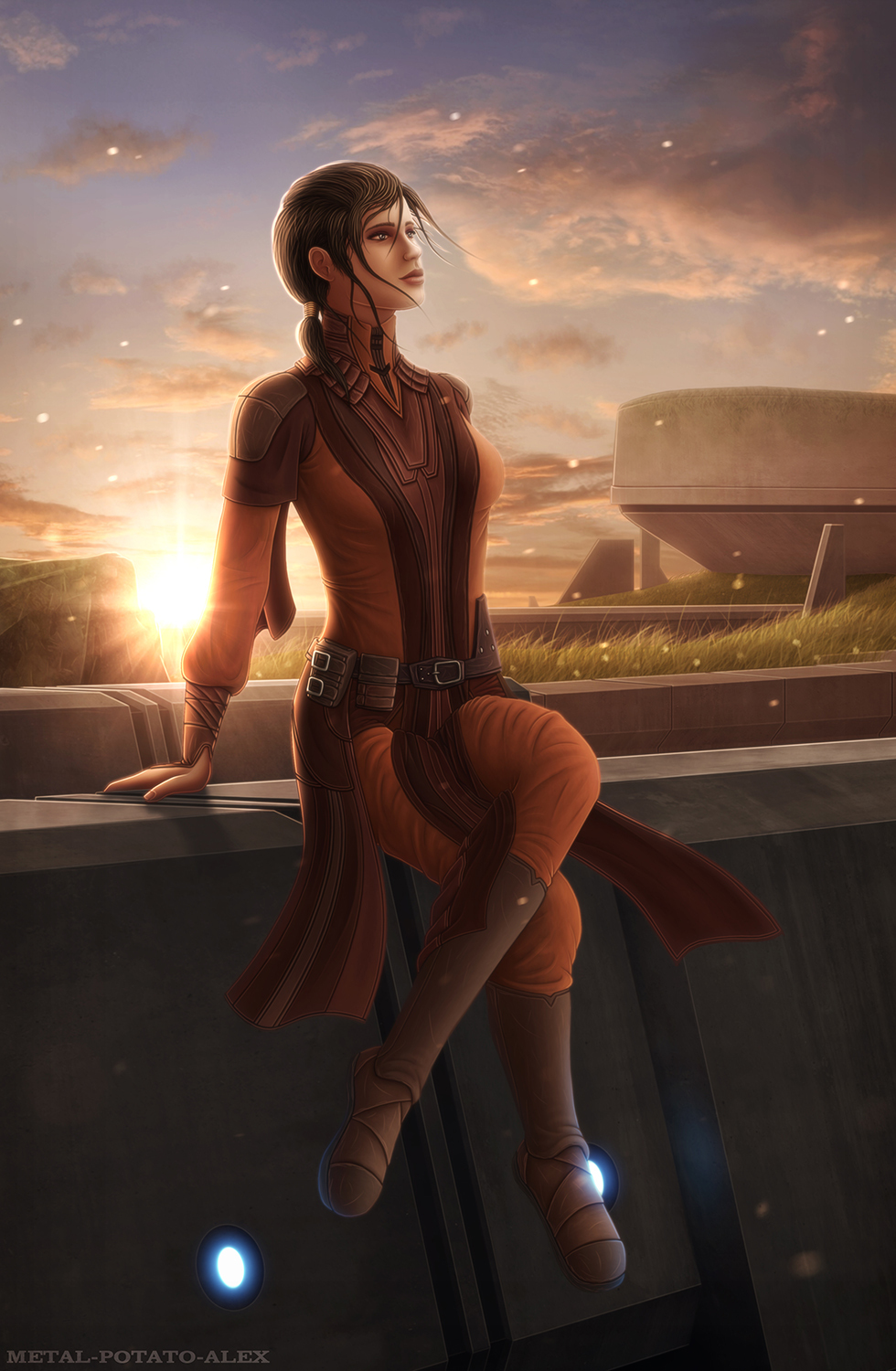 Lady Jedi - Star Wars, Jedi, Art, Deviantart, , Longpost