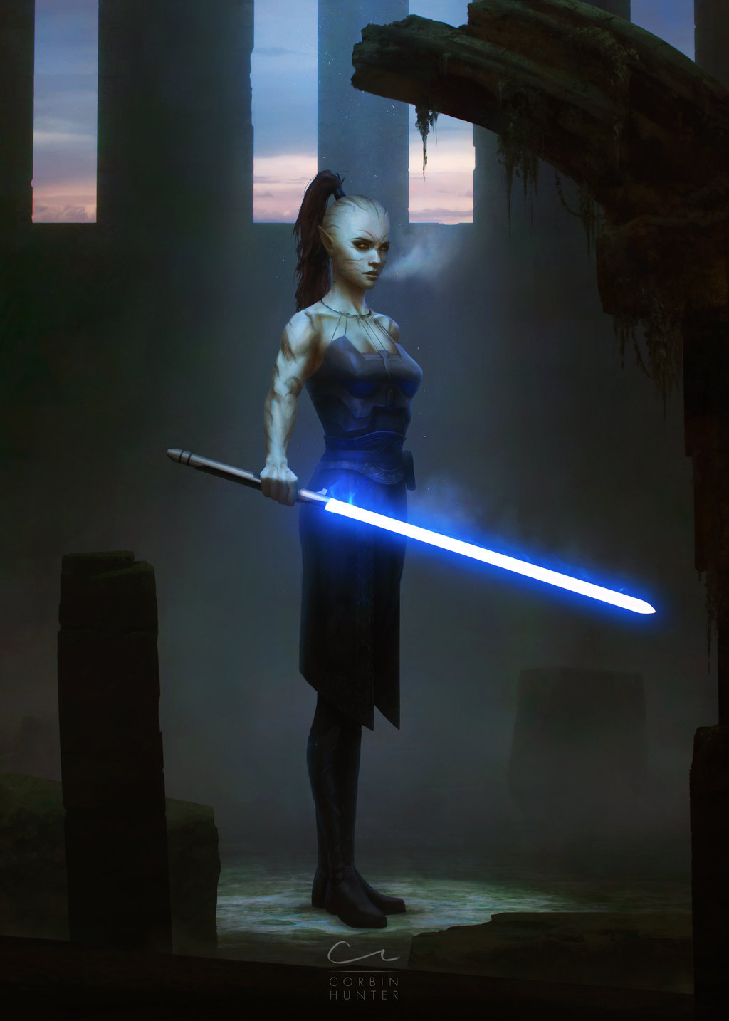 Lady Jedi - Star Wars, Джедаи, Арт, DeviantArt, Джедайки, Длиннопост