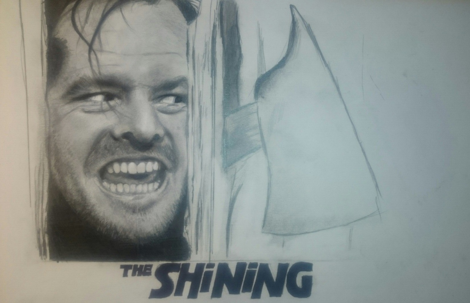 I drew here recently :D - My, Drawing, Shining stephen king, Here comes Johnny