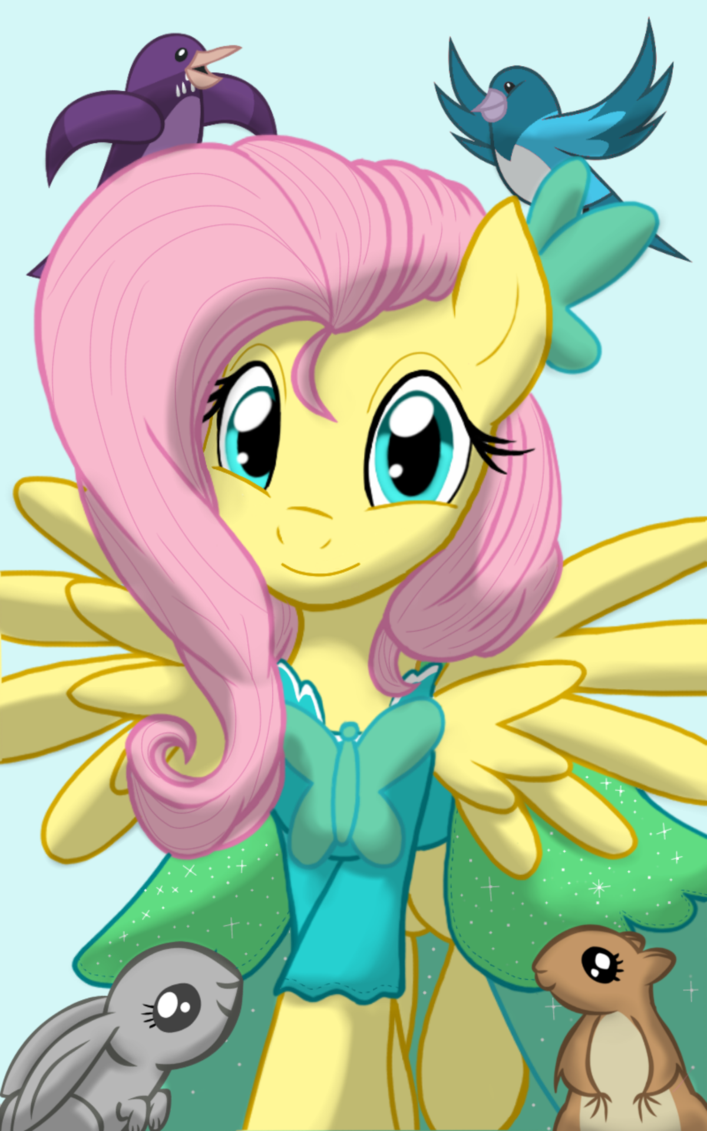 Fluttershy at the gala! - My little pony, PonyArt, Fluttershy