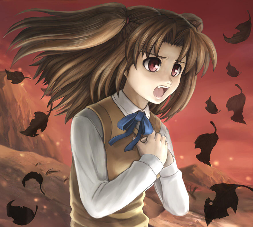 The remake isn't coming out. How sad is that, Sacchin? - Longpost, , Melty Blood, Tsukihime, Anime art, Anime