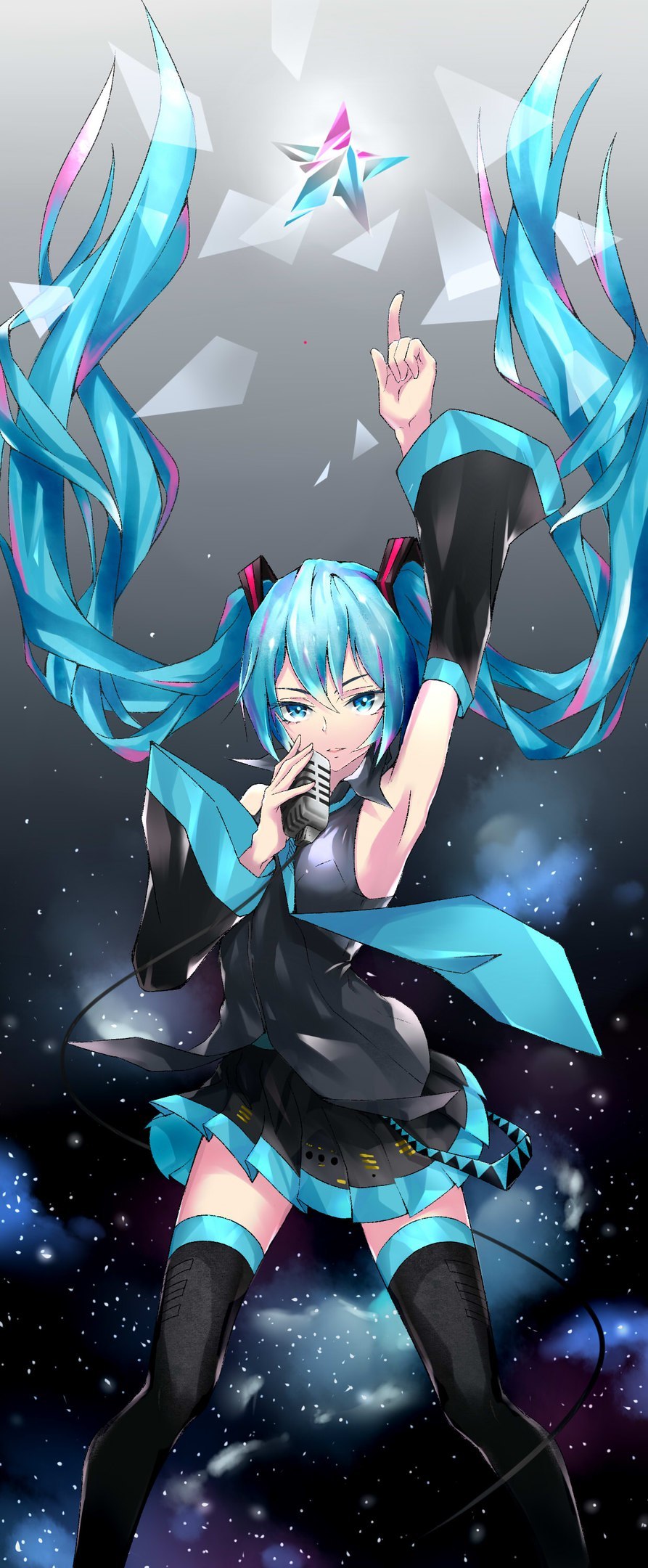 Vocaloids - Anime, Vocaloid, Hatsune Miku, Anime art, Megurine luka, Longpost