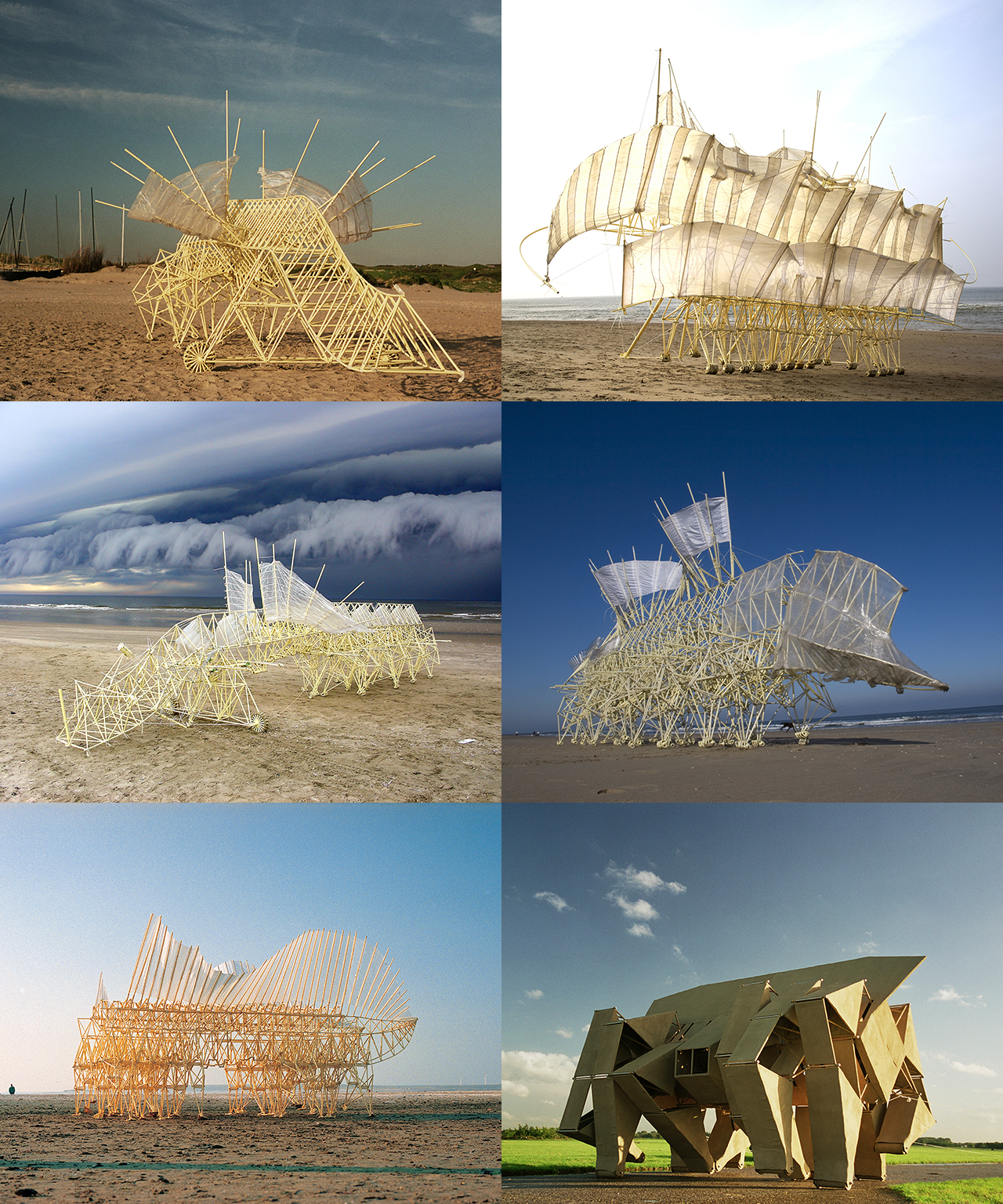 Залипательная модель Strandbeest! - Моё, Strandbeest, Тео Янсен, Механизм, Залипалка, Гифка, Длиннопост