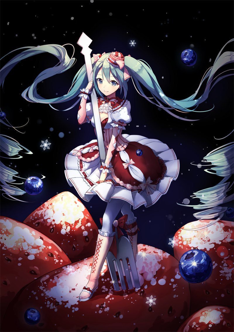 Hatsune Miku - Аниме, Vocaloid, Hatsune Miku, Anime Art, Длиннопост