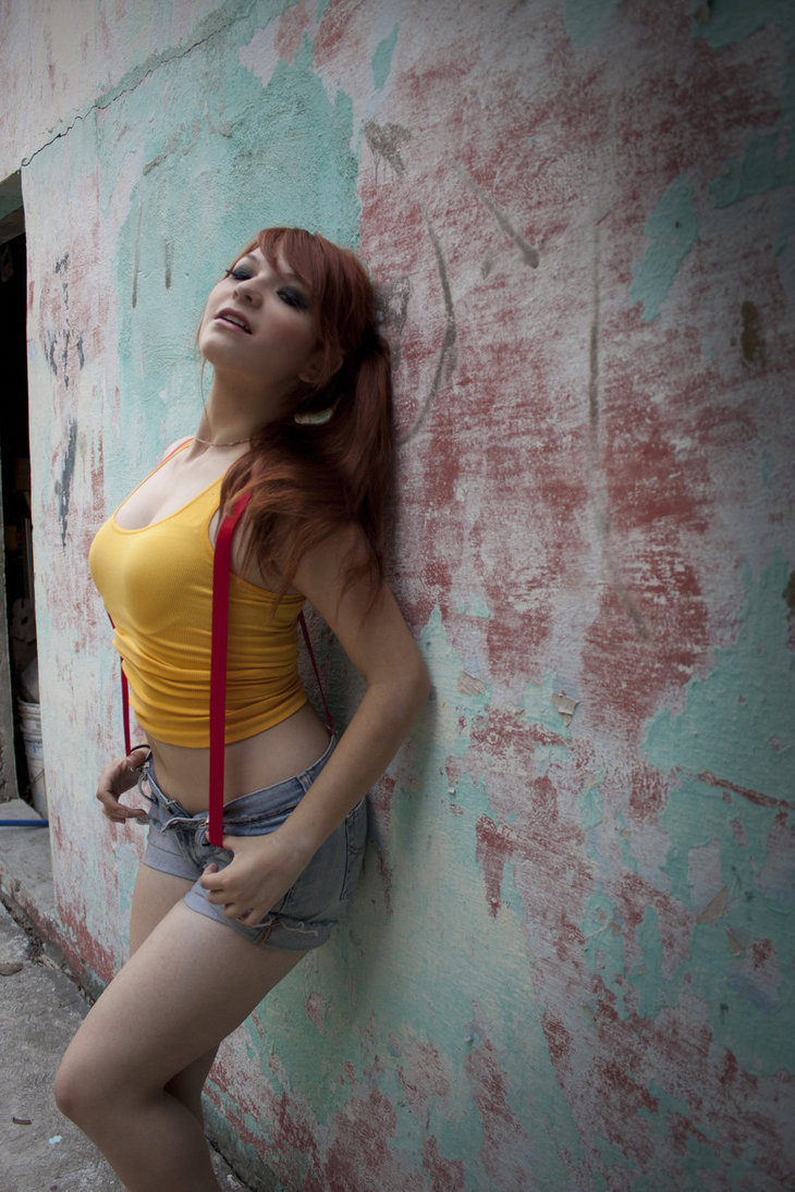 A little charming Misty - NSFW, Misty, Cosplay, Pokemon, Strawberry, Girls, Cartoons, Longpost