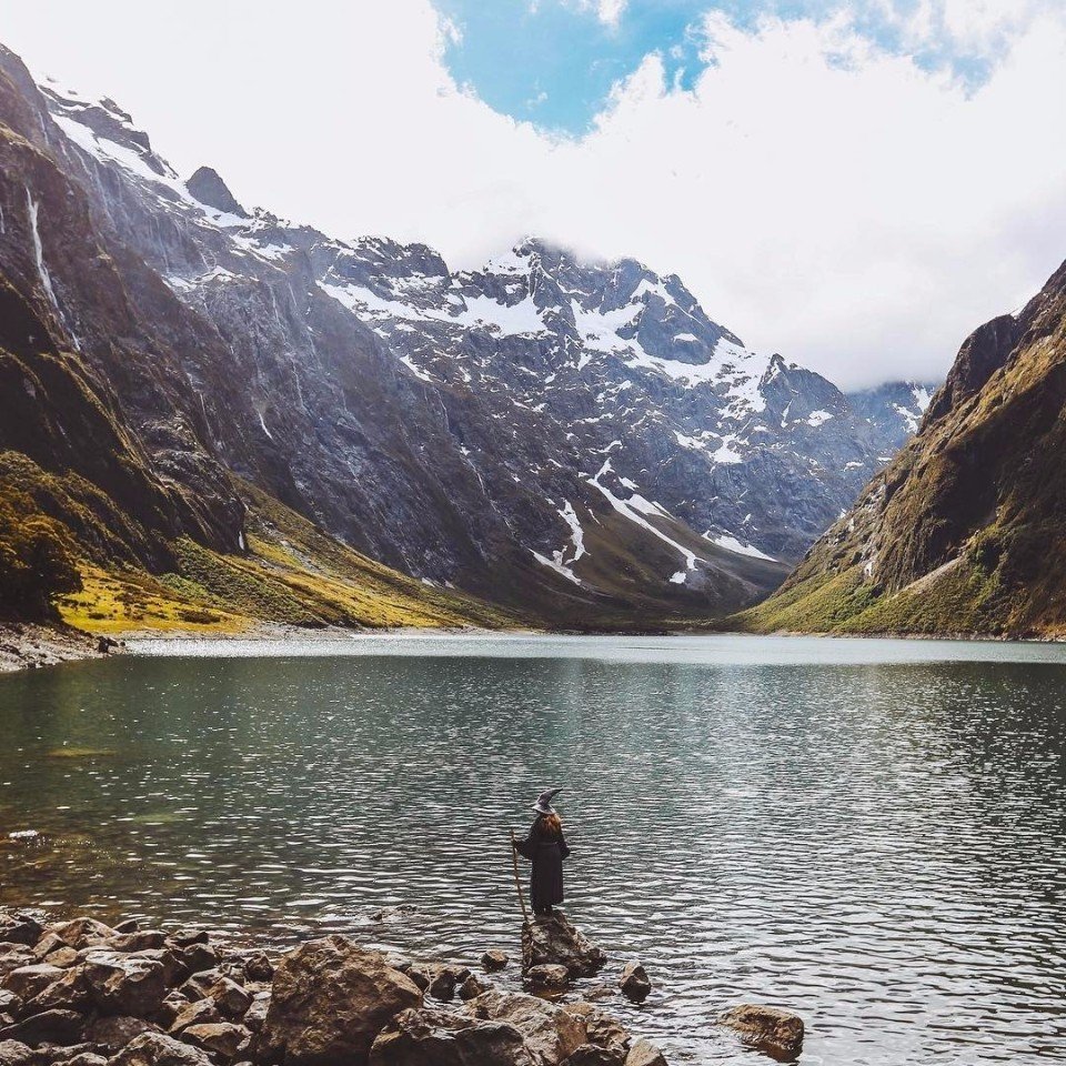 Photographer put Gandalf in New Zealand photos - The photo, New Zealand, Gandalf, beauty, Longpost