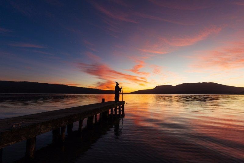 Photographer put Gandalf in New Zealand photos - The photo, New Zealand, Gandalf, beauty, Longpost