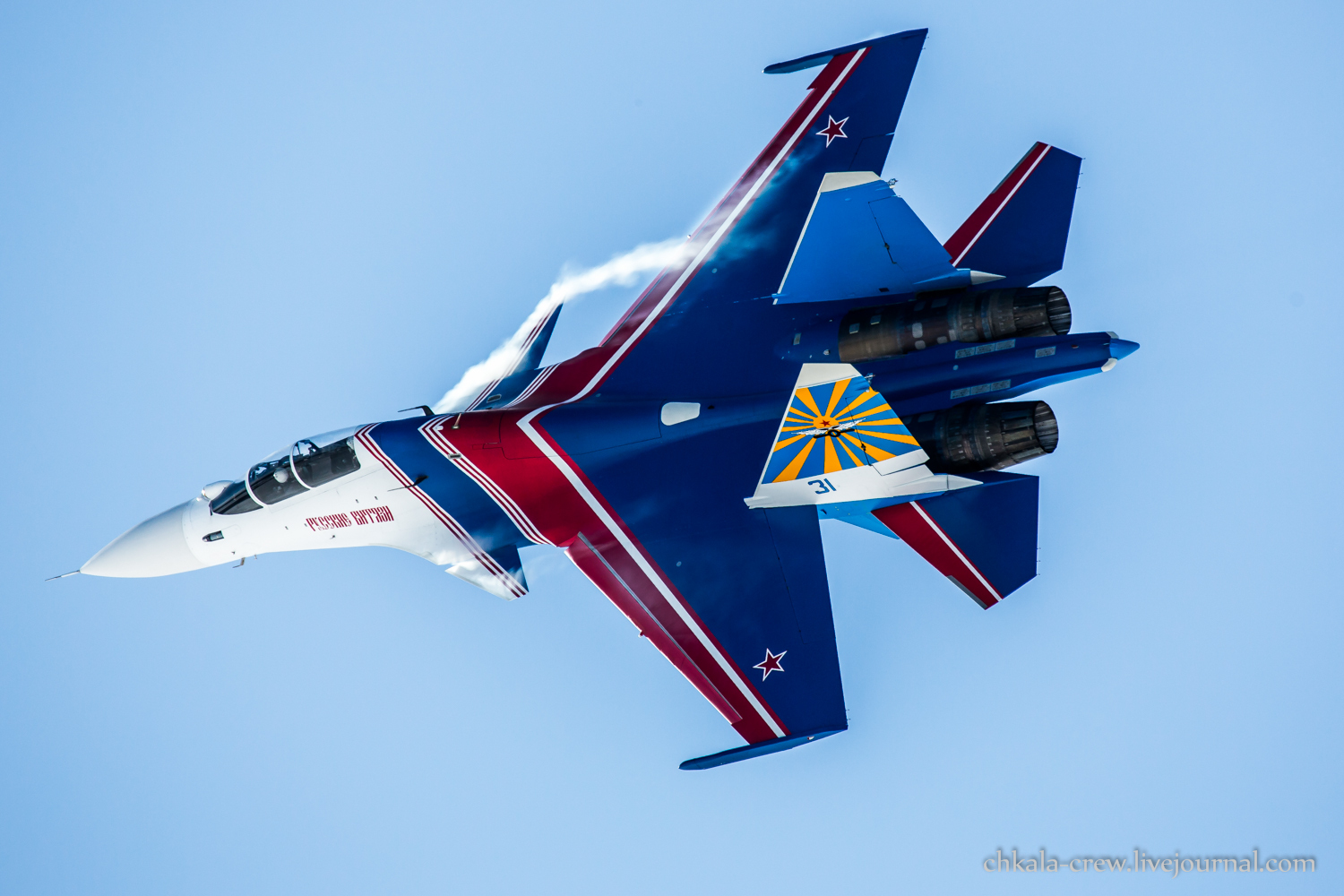 Knights on the Su-30SM - My, Su-30cm, Russian Knights, Air force, Aviation, Airplane, Fighter, Longpost