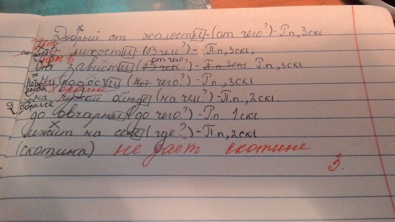 Сегодня дочь пришла с такой записью в тетради. Она и когда вырастет, ему не  даст. | Пикабу