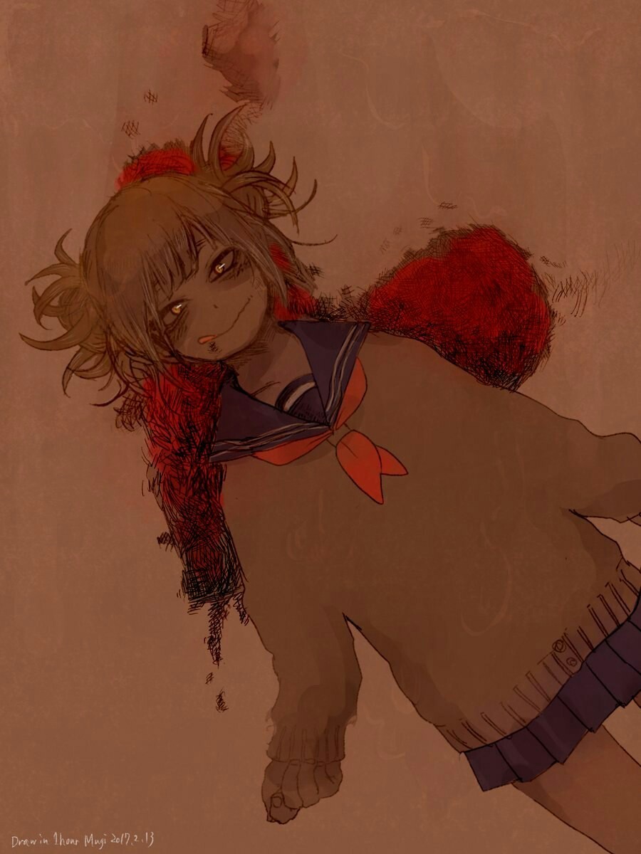 My hero academia. Toga Himiko - , Boku no hero academia, Anime art, Anime, Toga himiko, Longpost