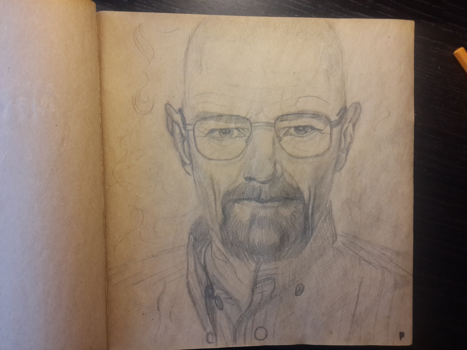 Walter Lenin White - My, Walter White, Breaking Bad, Drawing, Pencil, Tatars