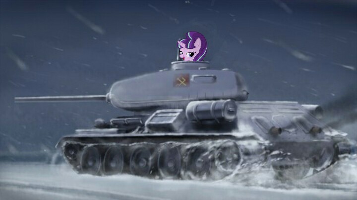 Who watched - will understand - MLP military, Pravda, Girls und panzer, Starlight Glimmer, Anime, Crossover, My little pony