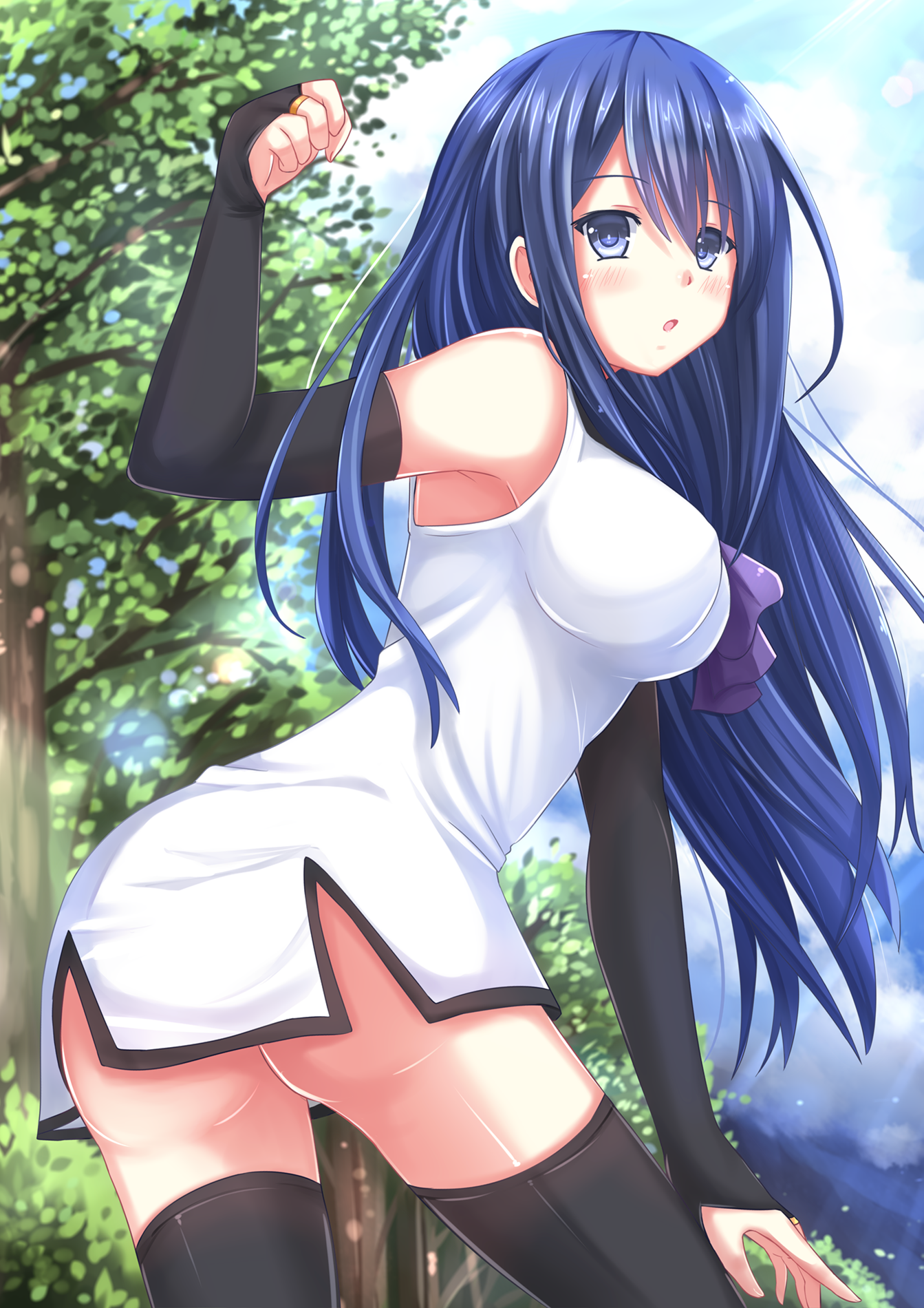 Kuroha Neko - NSFW, Anime Art, Аниме, Kuroha Neko, Gokukoku no Brynhildr