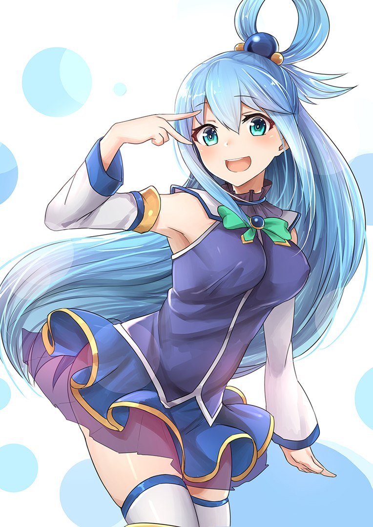 Aqua :3 - Konosuba, Aqua, Бесполезногиня, Anime Art, Аниме