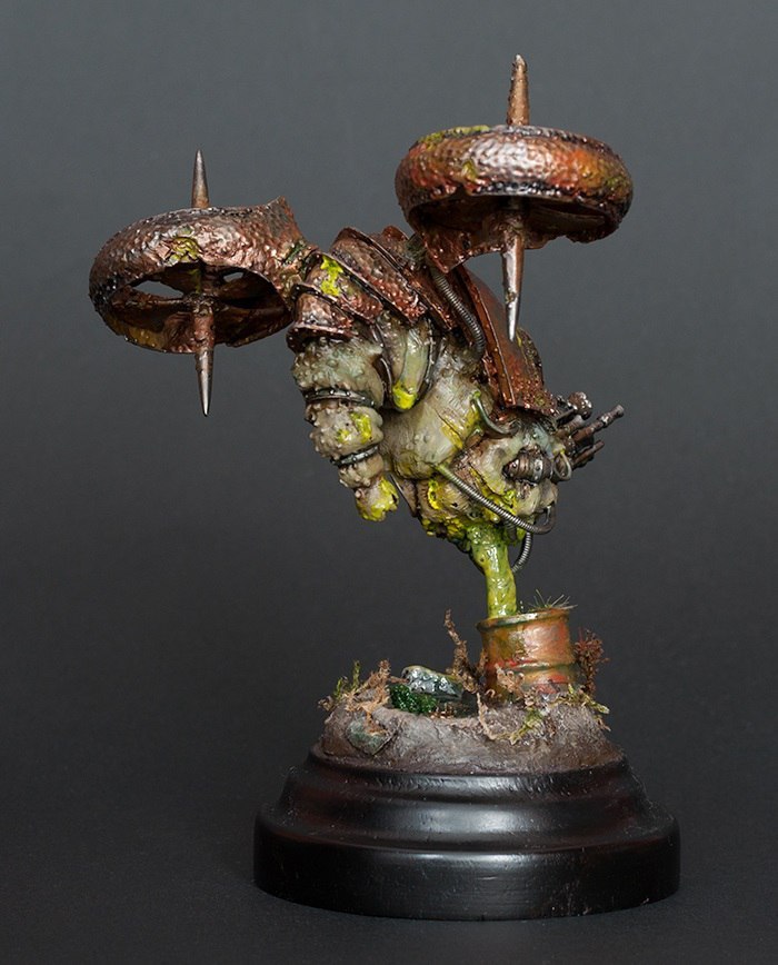 Nurgle Blight Drone by Slawol - Warhammer 40k, Miniature, Chaos, The photo, Longpost