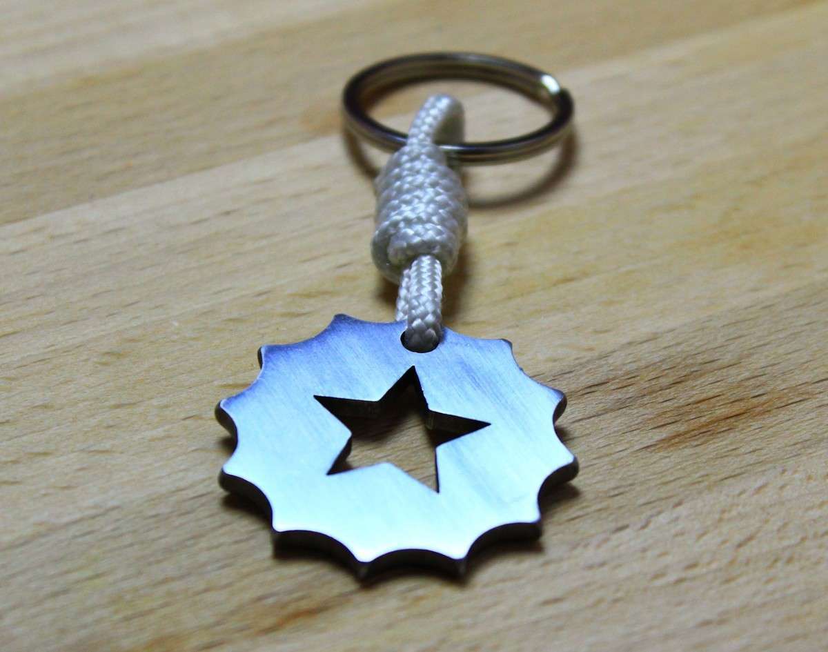 Not a designer, but an engineer. Keychain Star. - My, , Symbol, Star, Heart, Rhombus, Arrow, Cross, Pyramid, Longpost, Symbols and symbols