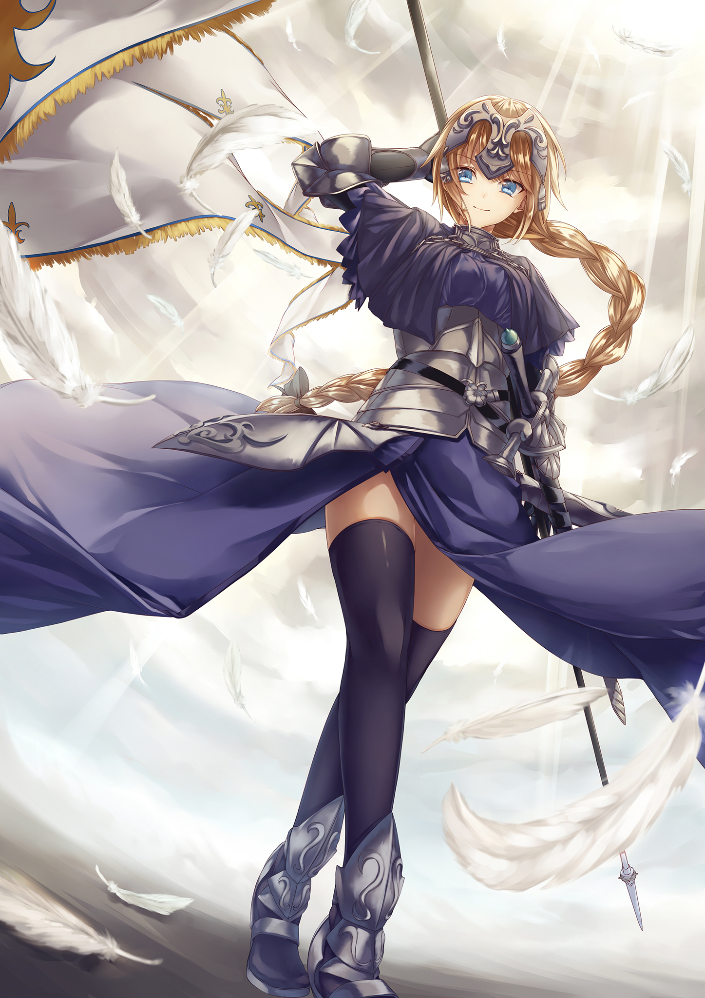 Jeanne d'Arc / Jeanne d'Arc. anime art. - Anime, Art, Fate grand order, , Fate apocrypha, Ruler, Anime art, Jeanne darc