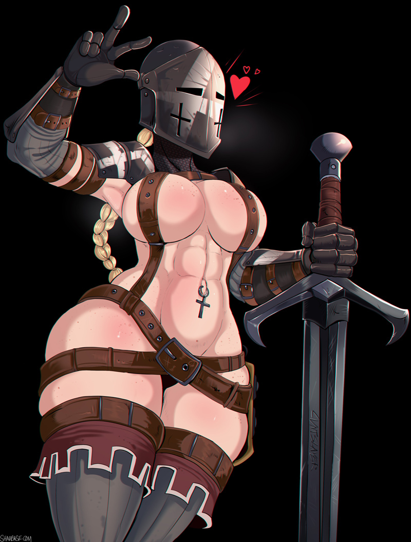 For honor - NSFW, Shadman, Art, Strong girl, For honor, Hand-drawn erotica, Booty, Longpost