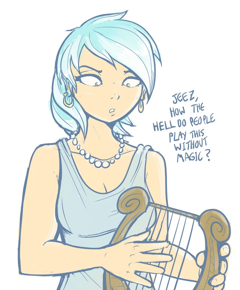 Adventures of human Lyra - My little pony, Lyra heartstrings, Humanization, Art