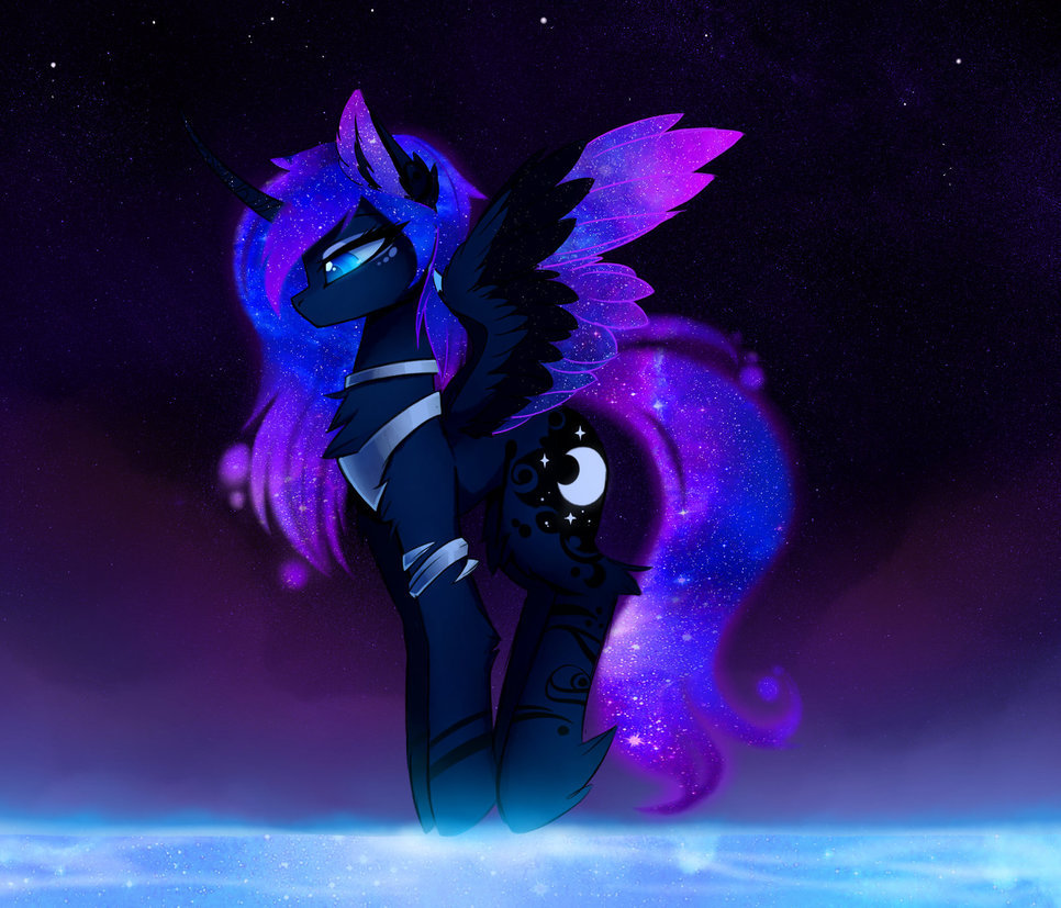 Such a different Moon, one Discord, some shipping, Twi and Tia - My little pony, Princess luna, Princess celestia, Discord, Shipping, Darkpony, MLP Lesbian, PonyArt, Longpost, Magnaluna