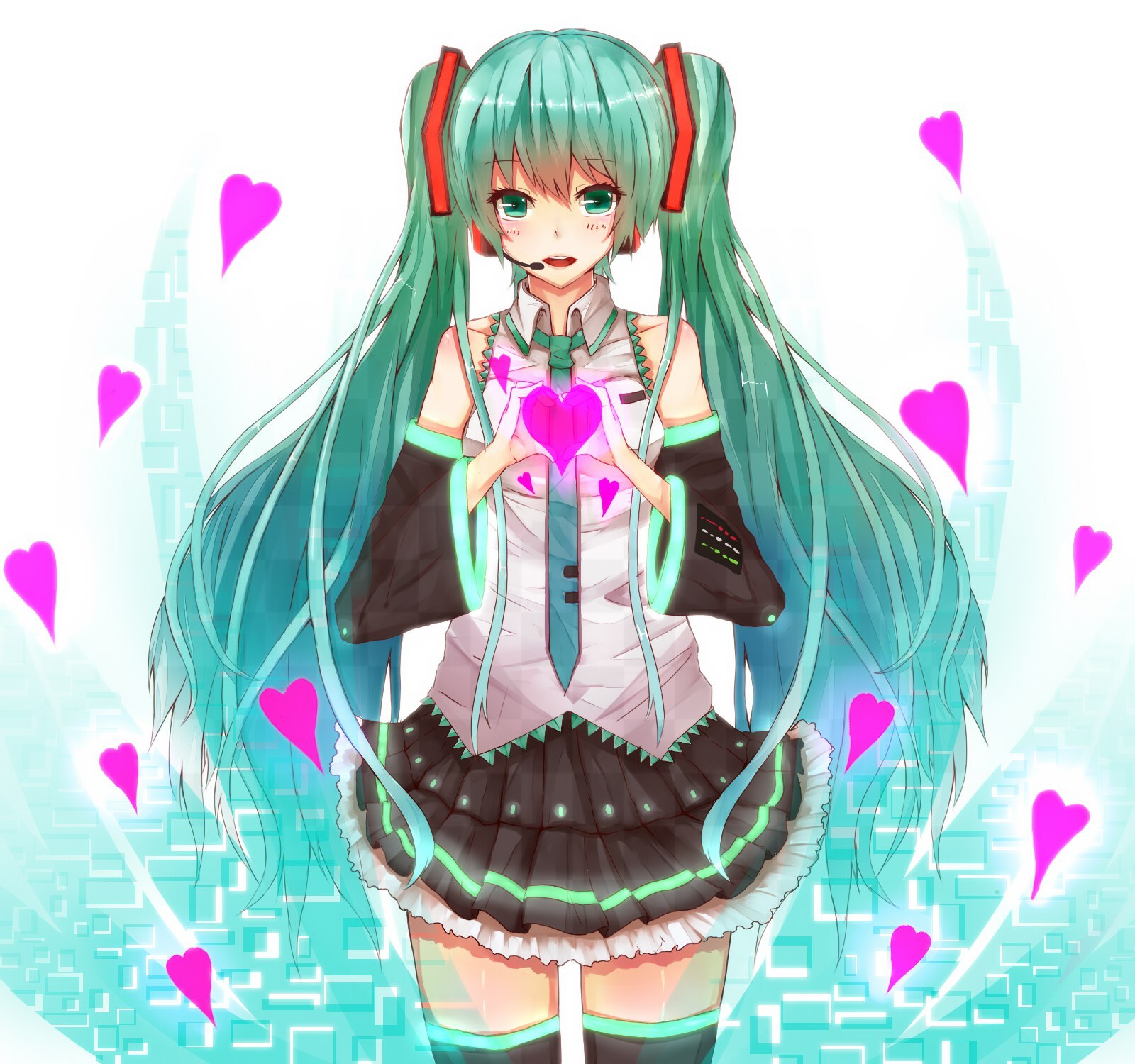 Hatsune Miku - Anime, Vocaloid, Hatsune Miku, Anime art, Longpost