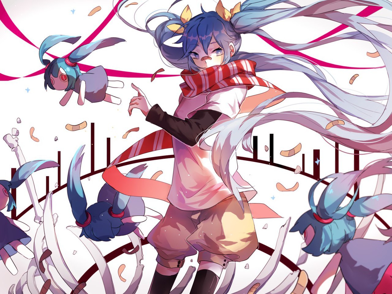 Hatsune Miku - Anime, Vocaloid, Hatsune Miku, Anime art, Longpost