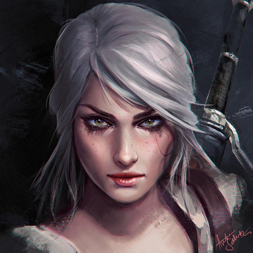 Cirilla Fiona Helen Rhiannon - Witcher, The Witcher 3: Wild Hunt, Art, Ciri