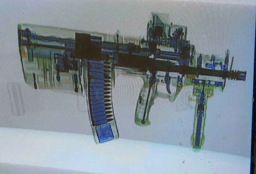 M-16 and MTAR-21 in X-ray scanner - Weapon, М16, 