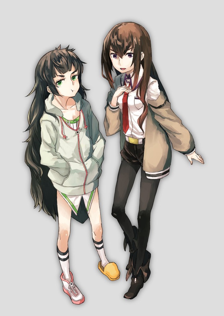 So who is better? - Anime art, Anime, Visual novel, Steins gate, Steins Gate 0, Kurisu makise, Maho Hiyajo