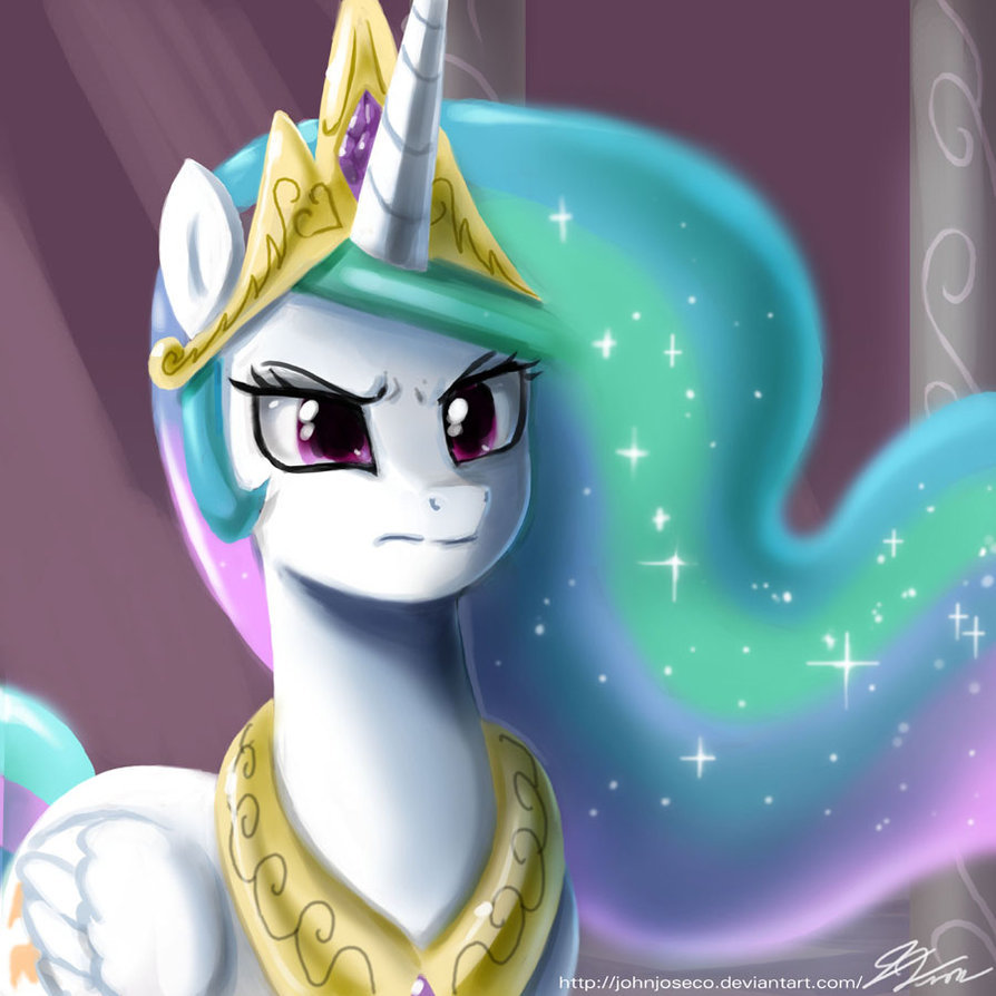 I am Disappointed - My little pony, PonyArt, Princess celestia, John joseco