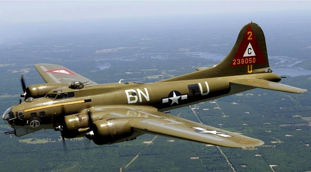 Boeing B-17 Flying Fortress. - Aviation, Boeing B-17, The Second World War, USA, Video, Longpost