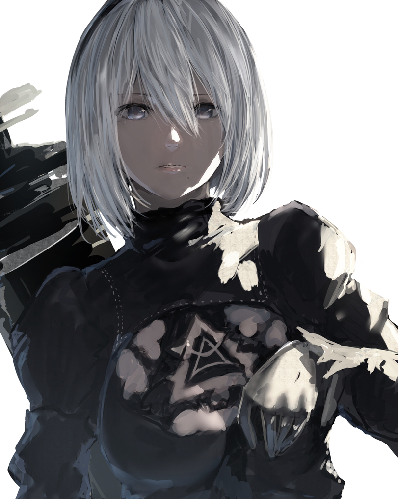 Очаровательный андроид на страже человечества. - NSFW, NIER Automata, Yorha no 2 type B, Yorha unit No 2 type B, Yorha unit no 9 type S, NIER, Попа, Game Art, Игры, Длиннопост