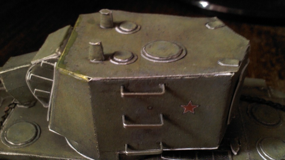 Kv-2 from paper - My, Kv-2, Tanks, Paper products, World of tanks, Longpost