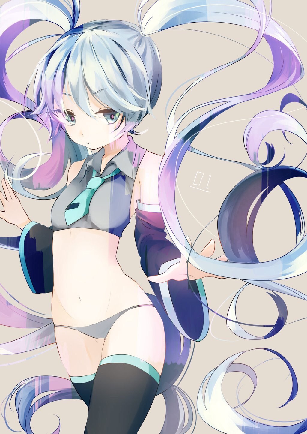 Hatsune Miku - Anime, Vocaloid, Hatsune Miku, Anime art, Longpost