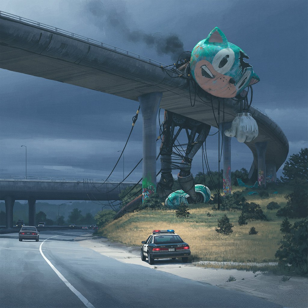 Fresh artwork by Swedish retro-futurist Simon Stalenhag. - Creation, , Simon stalenhag, Art, Digital drawing, Artist, Longpost