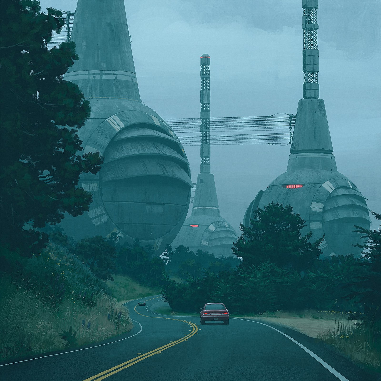 Fresh artwork by Swedish retro-futurist Simon Stalenhag. - Creation, , Simon stalenhag, Art, Digital drawing, Artist, Longpost