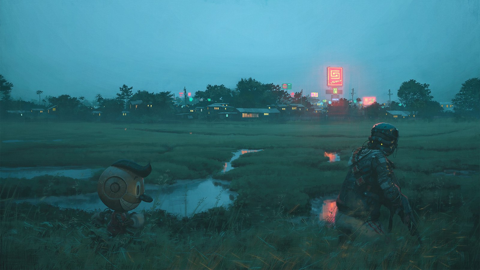 Fresh artwork by Swedish retro-futurist Simon Stalenhag. - Creation, , Simon stalenhag, Art, Digital drawing, Artist, Longpost