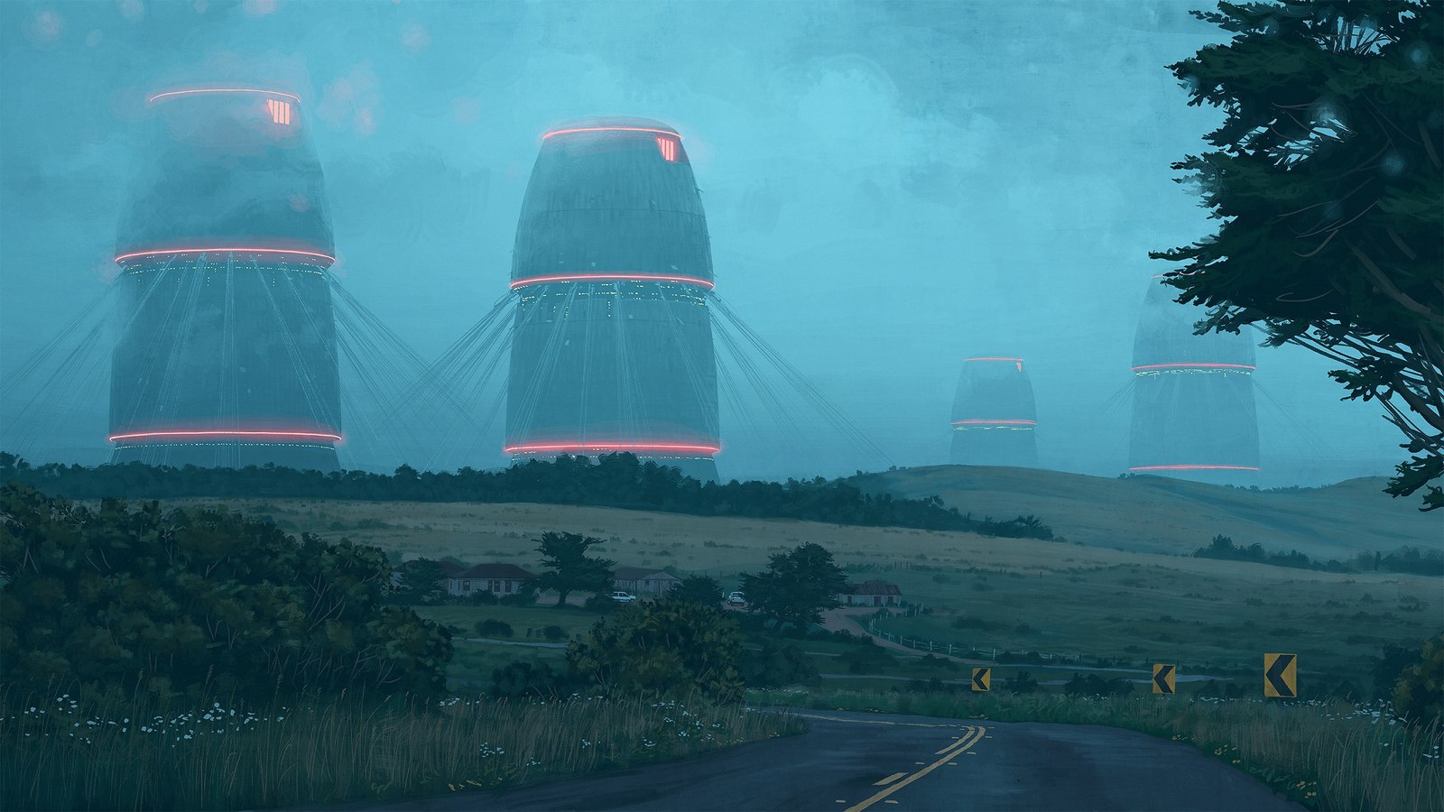 Fresh artwork by Swedish retro-futurist Simon Stalenhag. - Creation, , Simon stalenhag, Art, Digital drawing, Artist, Longpost