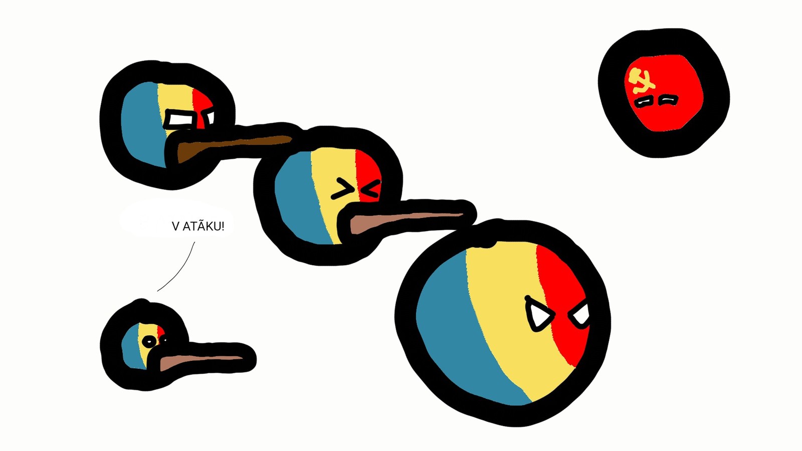 Romanian army - My, Countryballs, Romania