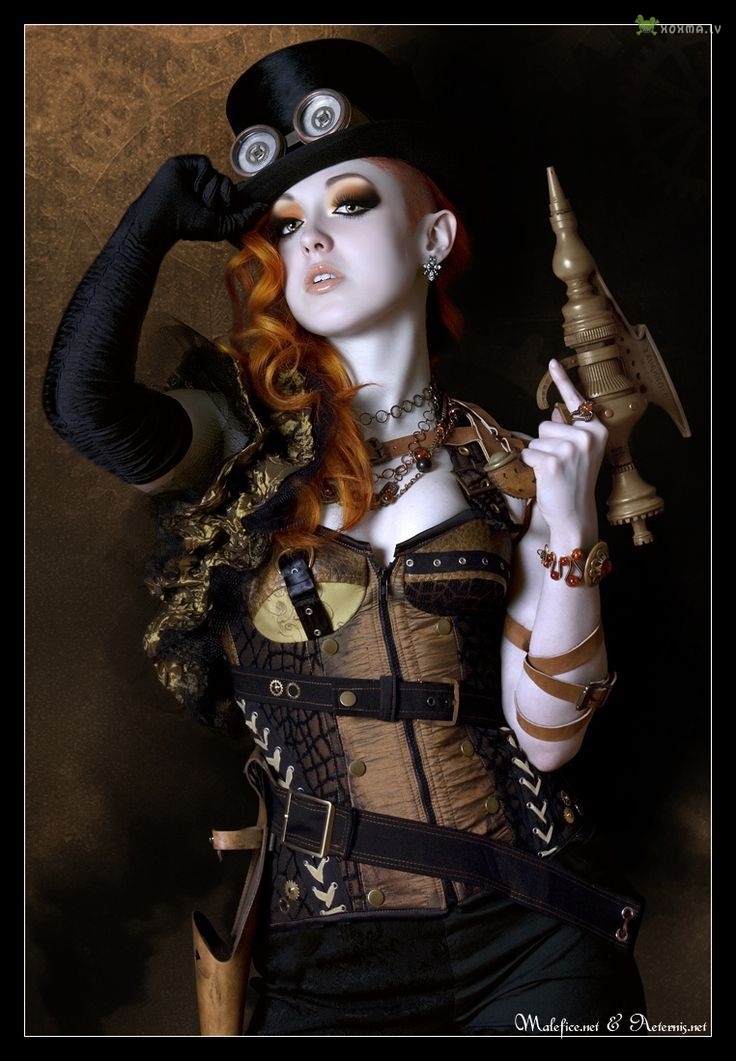 Steampunk  красотки - Девушки, Стимпанк, Косплей, Красавица, Длиннопост