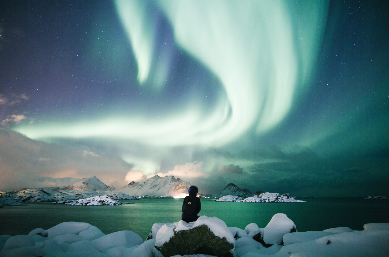 Watching Aurora - Polar Lights, The photo, Aurora, Observation, Norway, , Privacy
