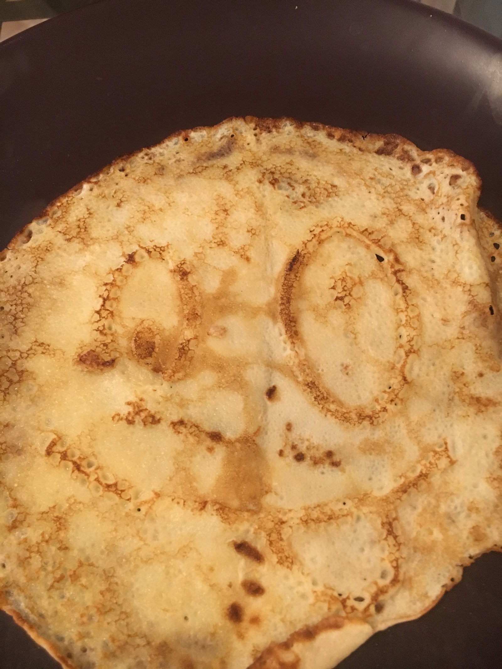 Even a pancake is happier than me - My, Maslenitsa, Pancakes, Happiness