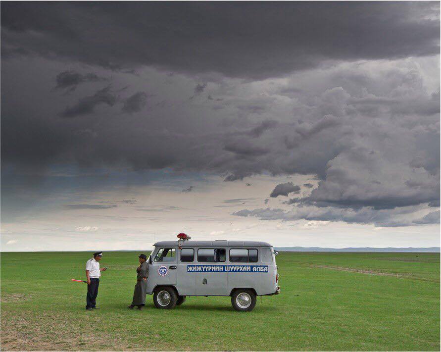 Mongolian traffic cops. You won’t pass by and you won’t spoil! ))) - Mongolia, Steppe, DPS