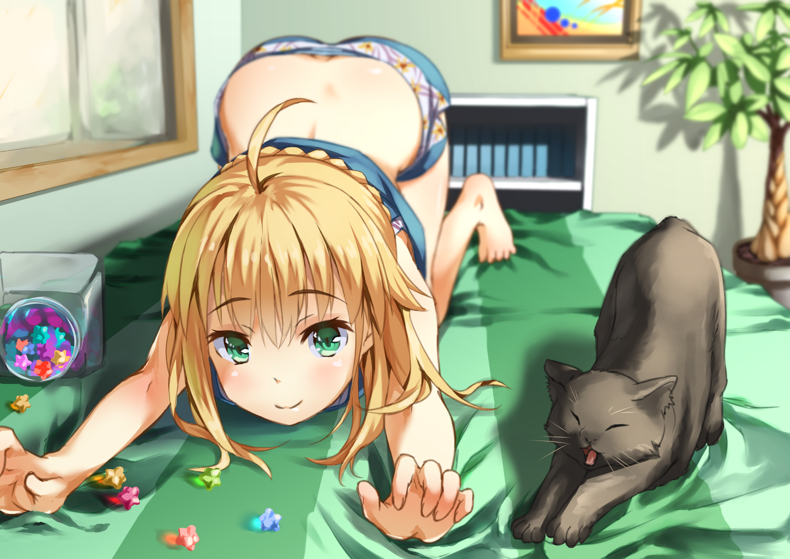 Fate/Grand Order - Saber. Anime Art. - Anime, Games, Art, Saber, Fate grand order, , Anime art