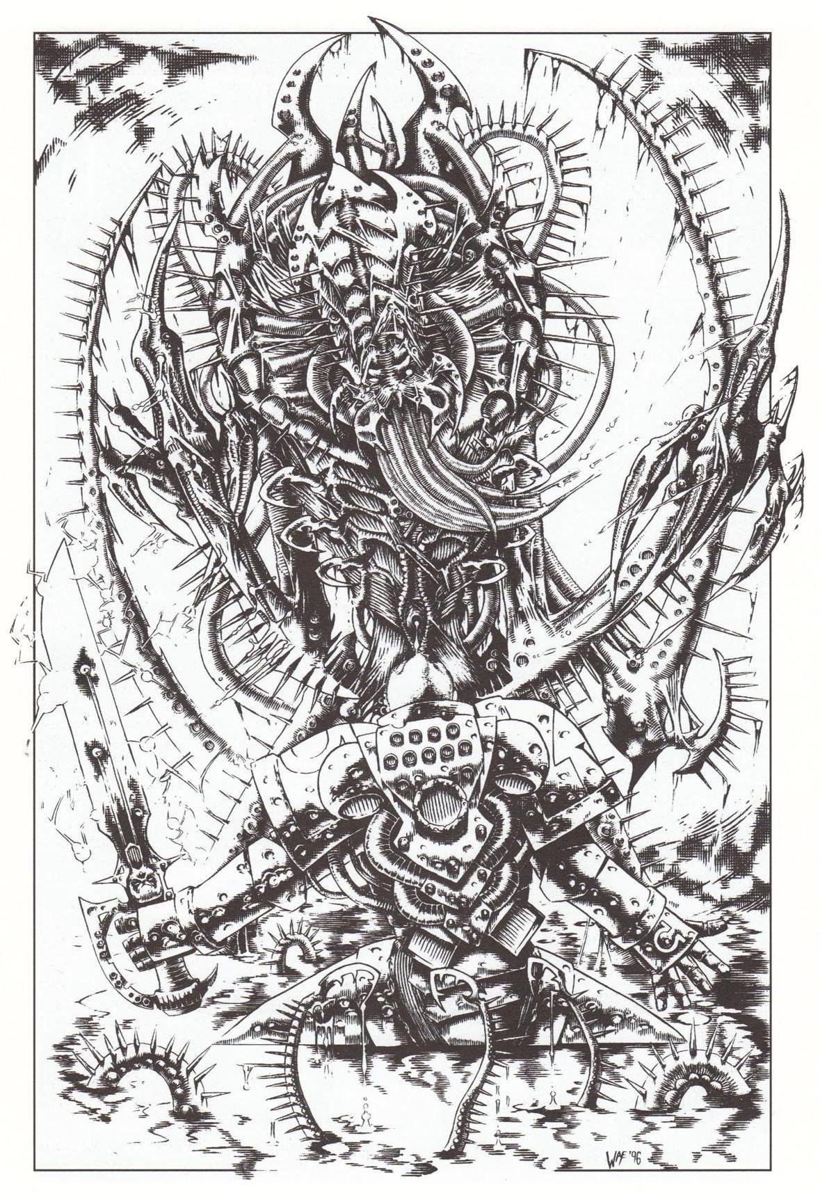 Lictor - Lictor, Warhammer 40k, Wh Art, Tyranids, Longpost, Wh back