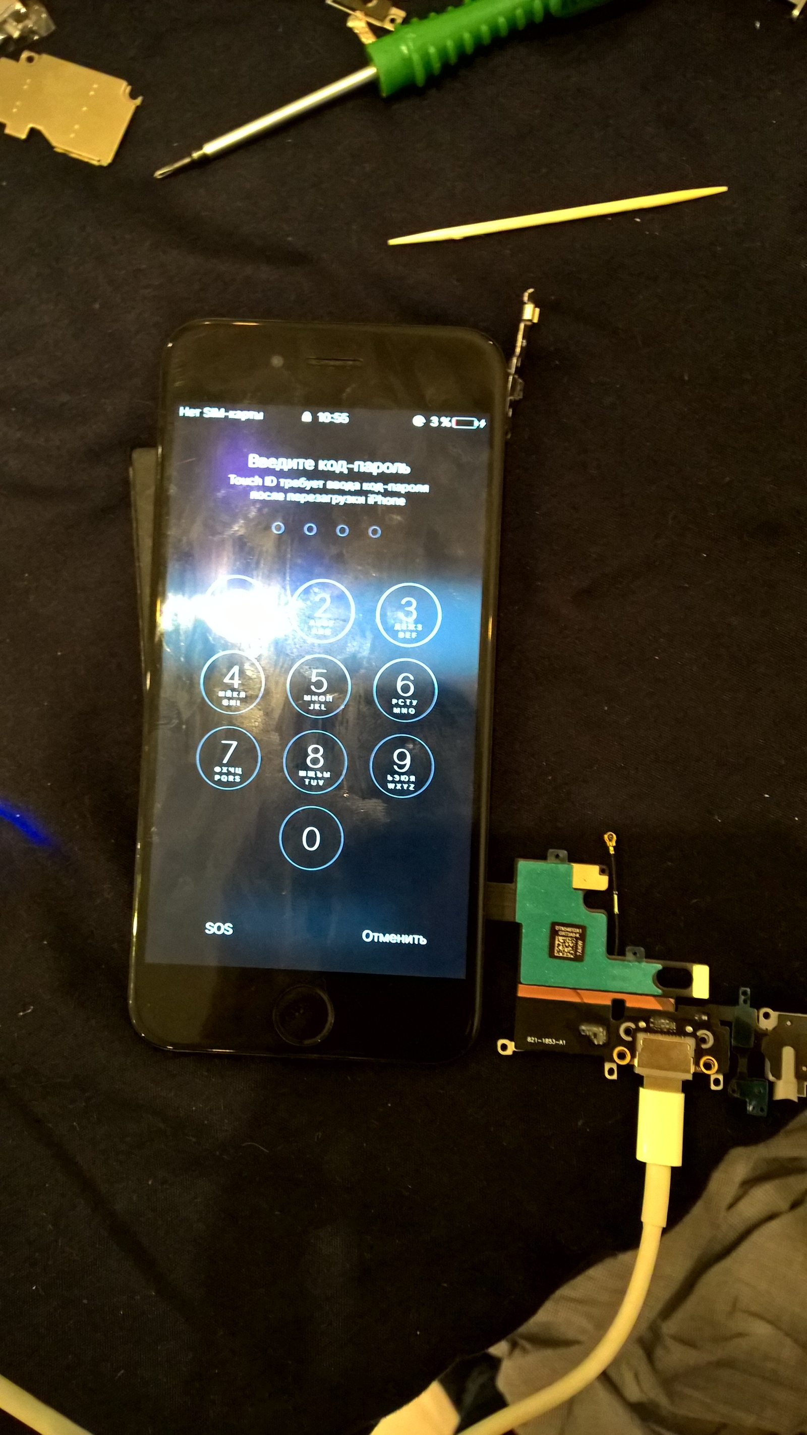 Complex iPhone 6 repair - My, Repair of equipment, iPhone, , Longpost